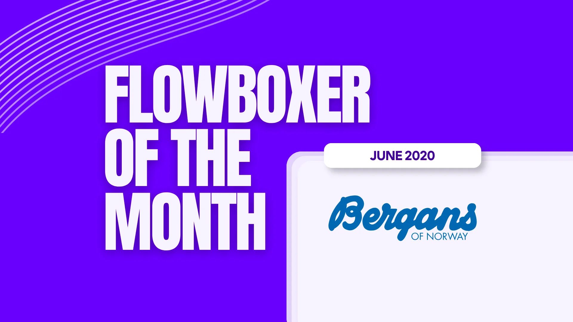 Flowboxer of the Month – June 2020: Bergans of Norway