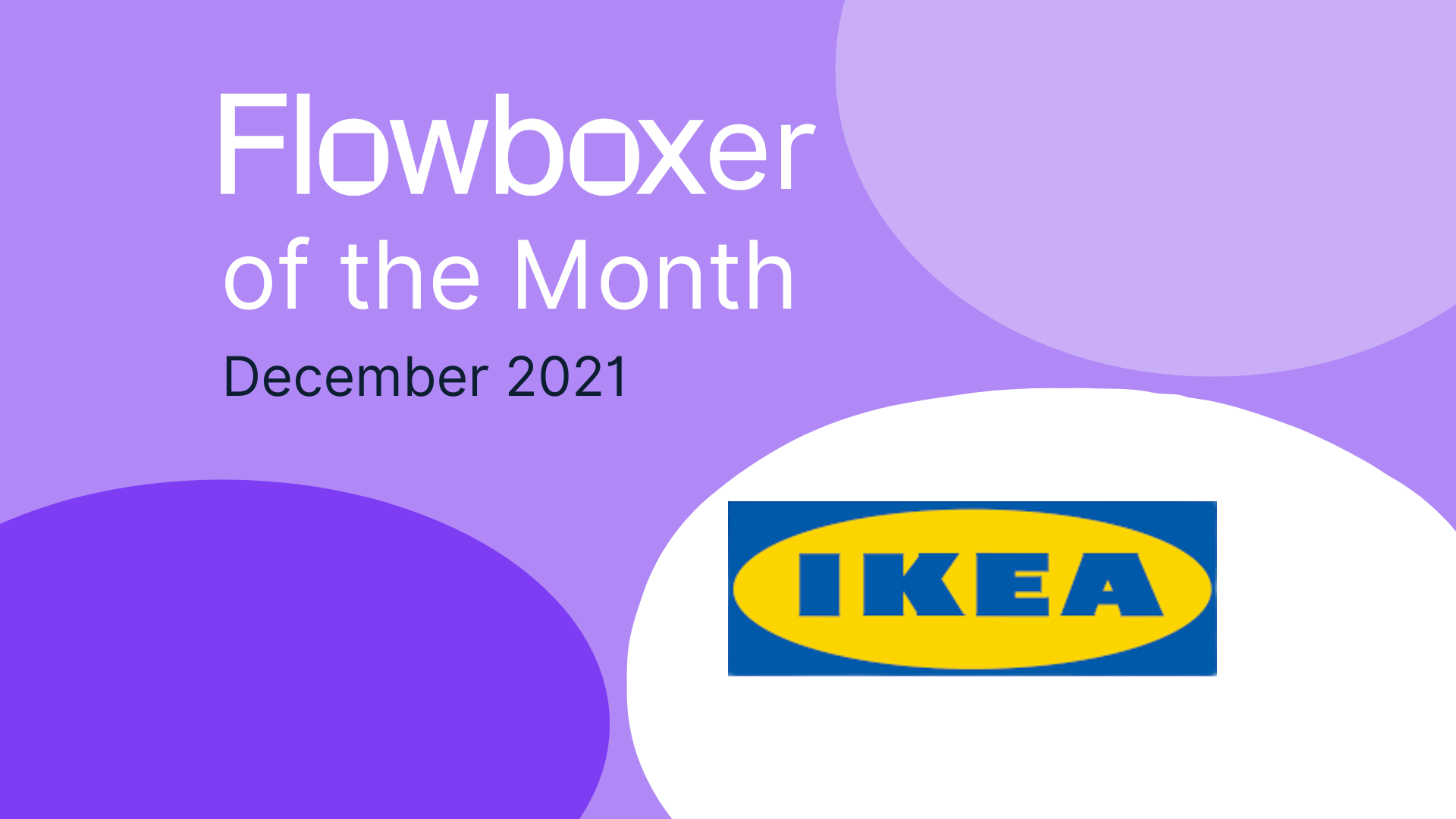 Flowboxer of the month – December 2021: IKEA Spain
