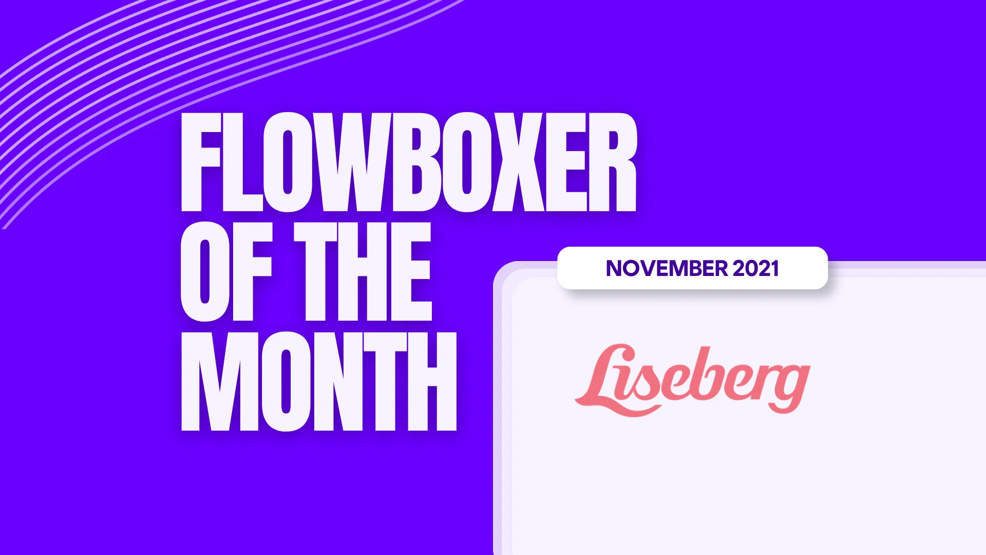 Flowboxer of the month – November 2021: Liseberg