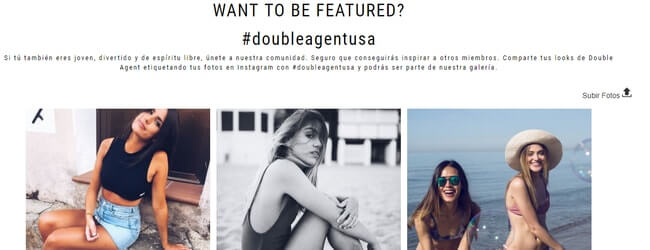 Double Agent USA Hashtagged User Generated Content Example