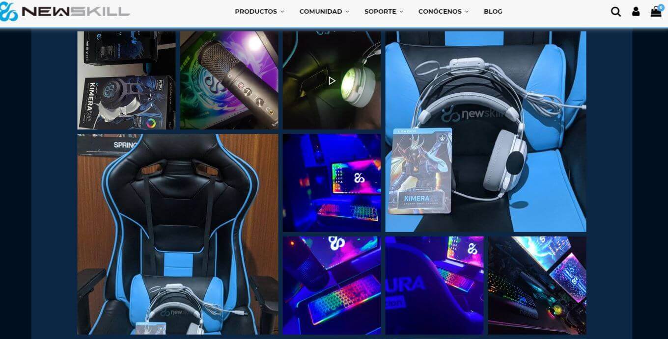 Consumer electronics brand UGC website integration
