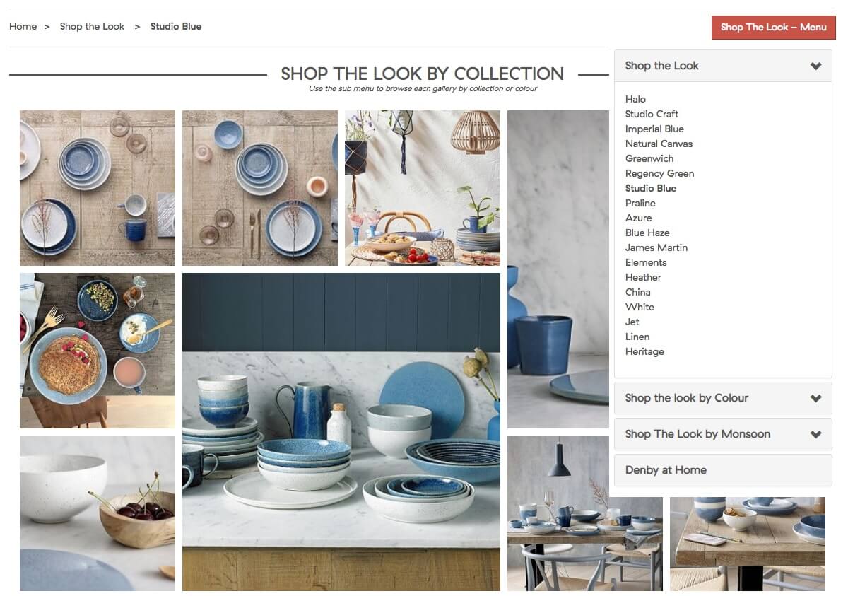 Denby Pottery Homepage shop the look with UGC
