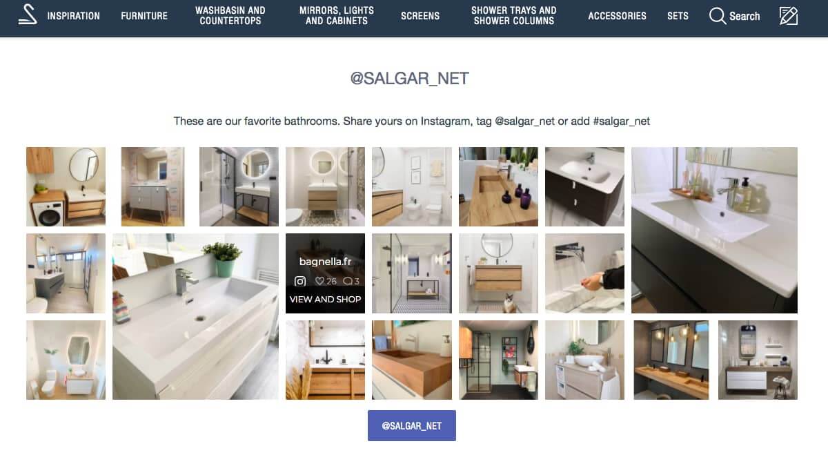 Salgar boosts their digital presence by inspiring online customers with Flowbox’s advanced UGC platform