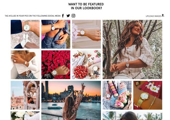 Cluse Flowbox User Generated Content Lookbook Featuring Watches