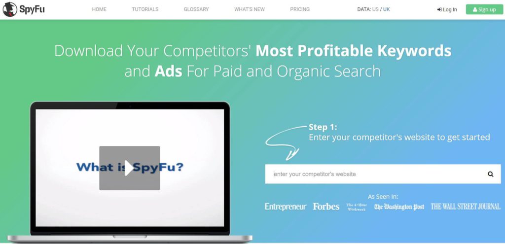 SpyFu, a tool to help you analyze and surpass your competitors' marketing strategies.