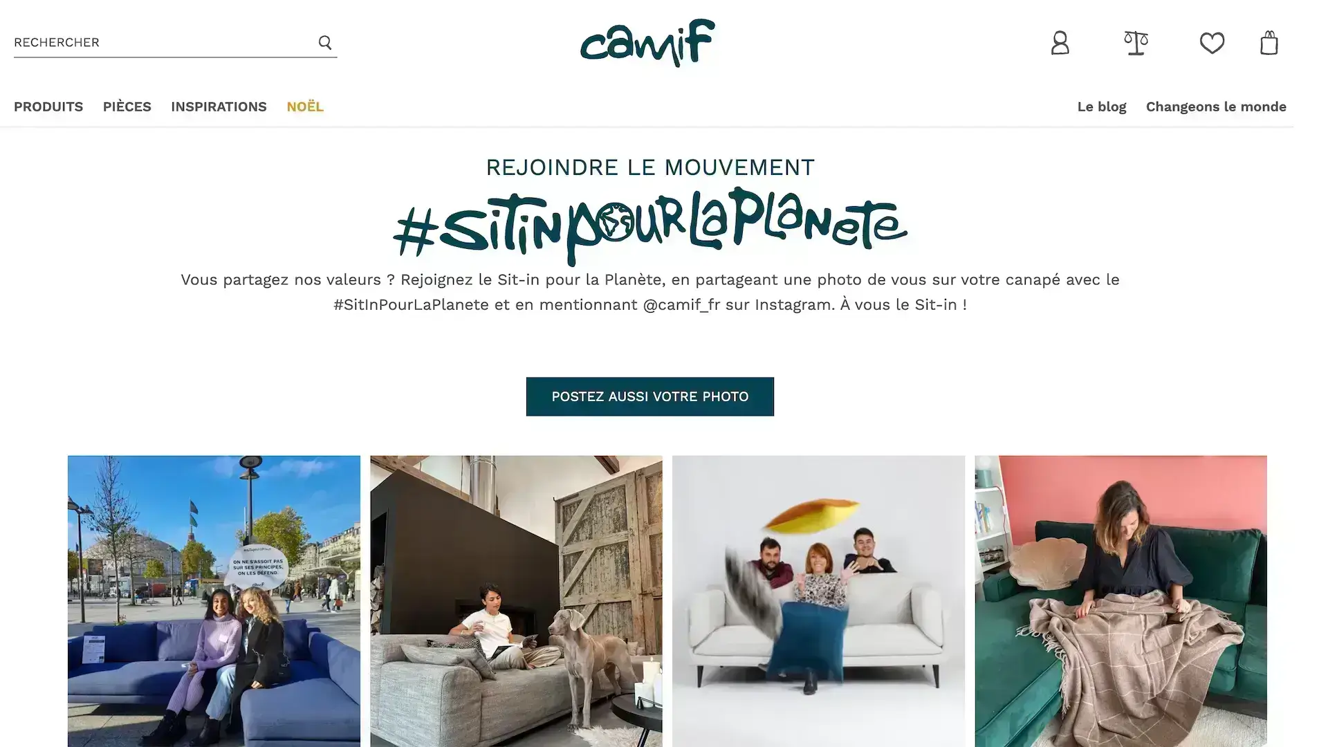 Camif s’associe à la plateforme de Contenu Généré par les Utilisateurs Flowbox dans sa campagne anti-Black Friday sur son site e-commerce