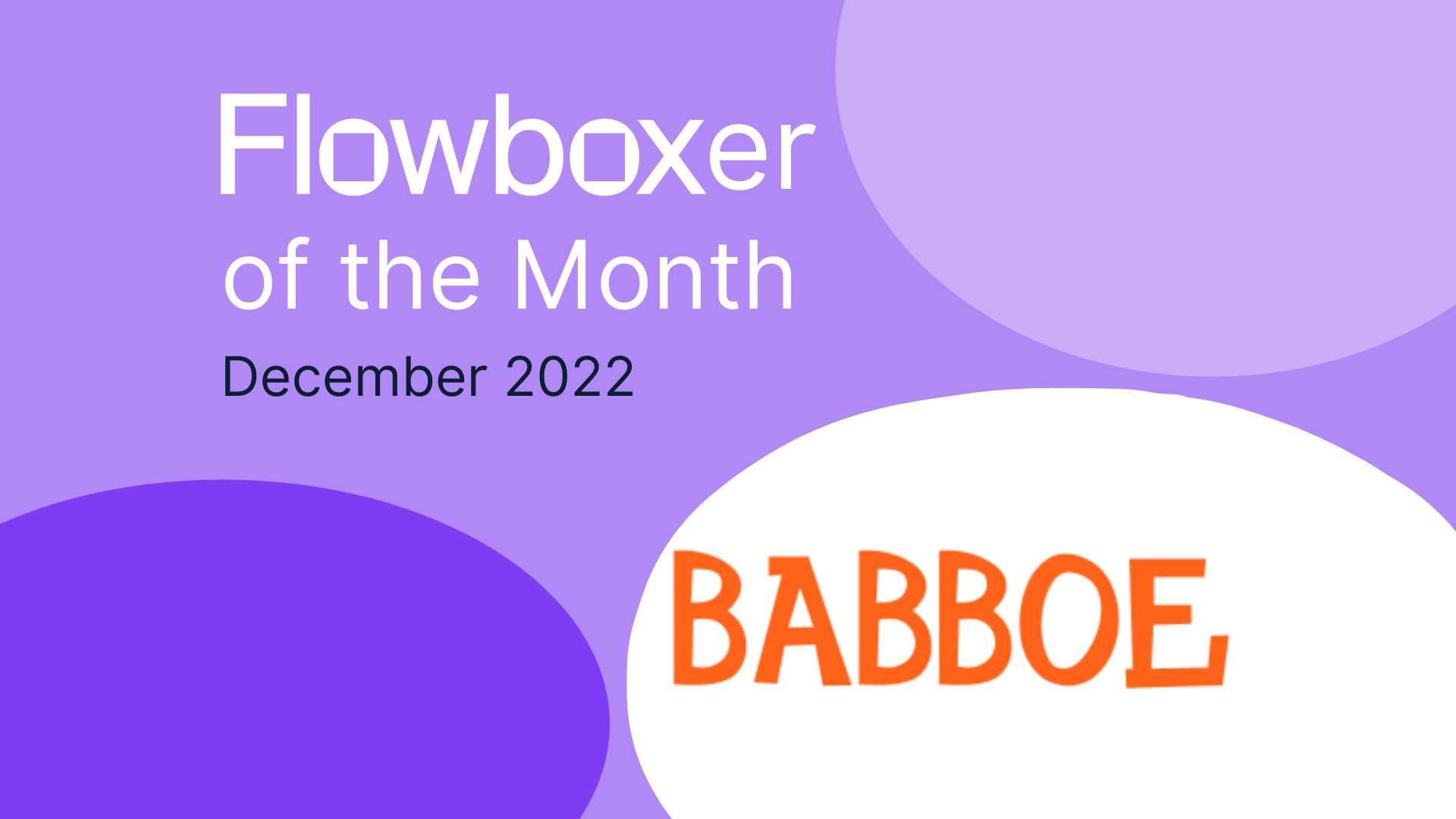 Flowboxer of the Month – December 2022: Babboe