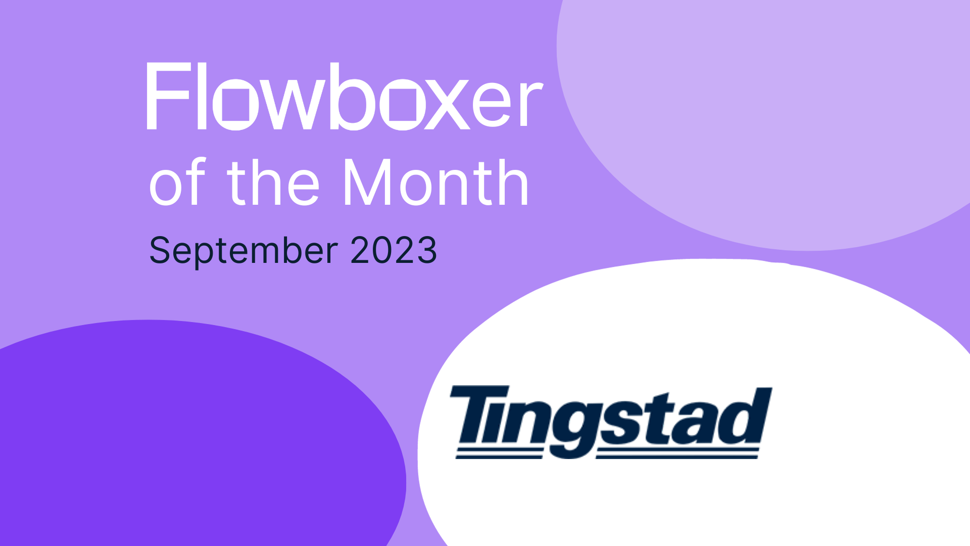 Flowboxer of the Month – September 2023: Tingstad