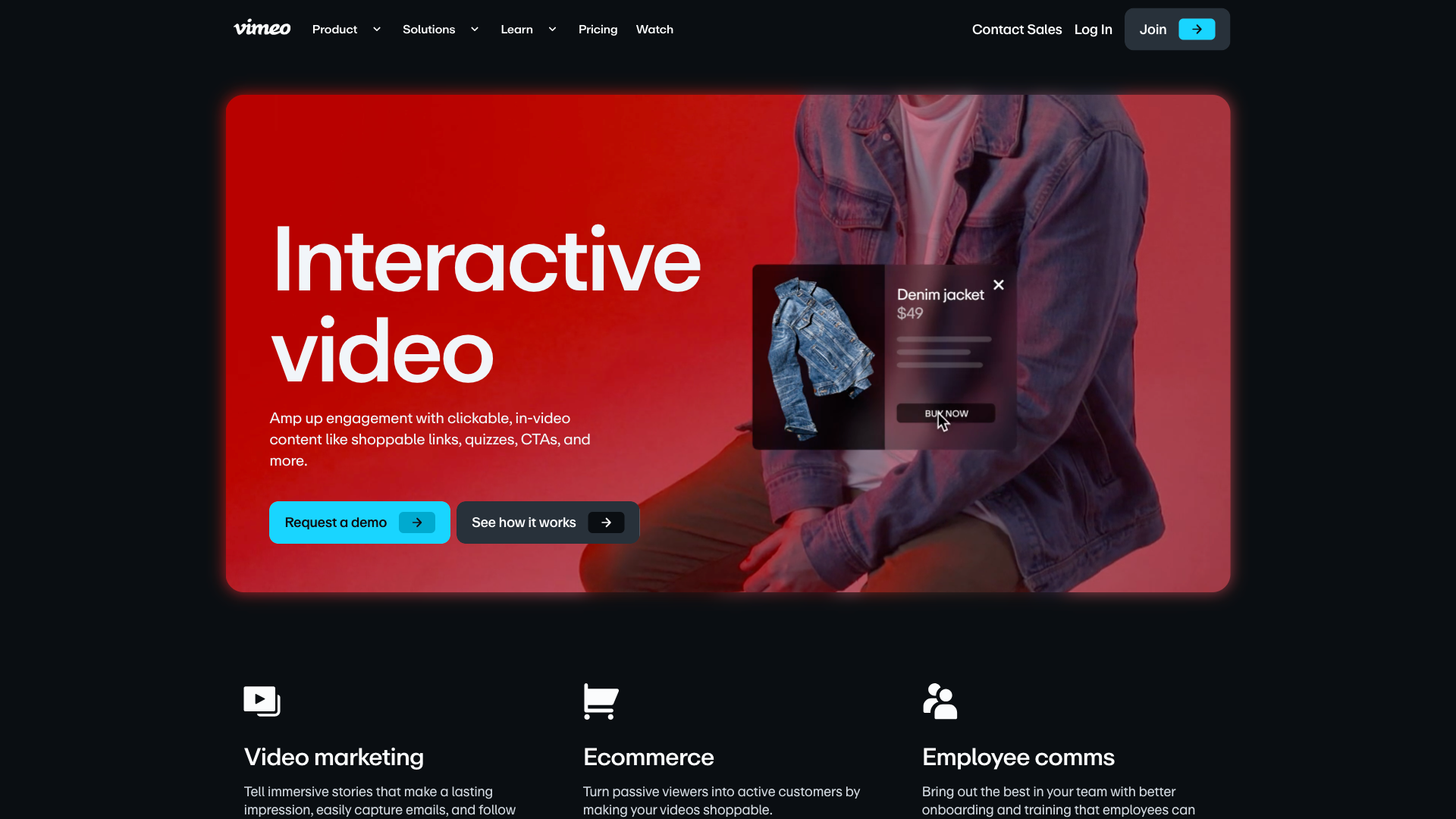 Vimeo shoppable content platform
